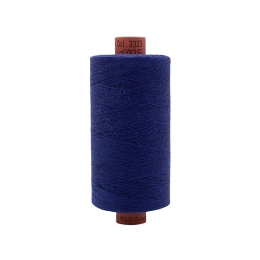 Spool of blue thread with Rasant branding.