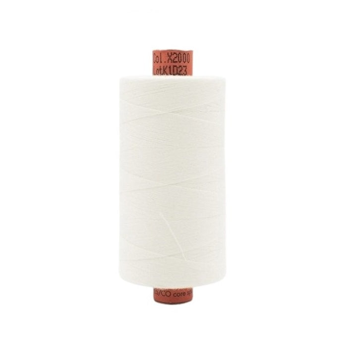 Spool of off white thread with Rasant branding.