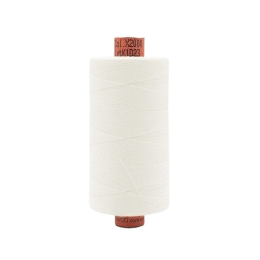 Spool of off white thread with Rasant branding.