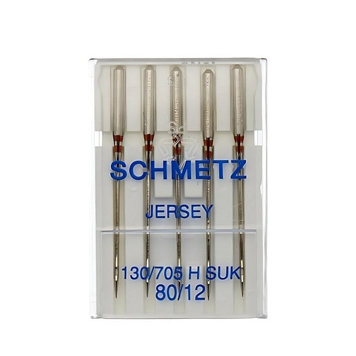 Pack of jersey needles with Schmetz branding.