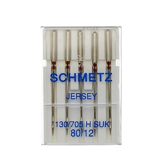 Pack of jersey needles with Schmetz branding.