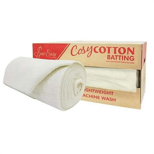 Boxed cotton batting with Sew Easy branding.