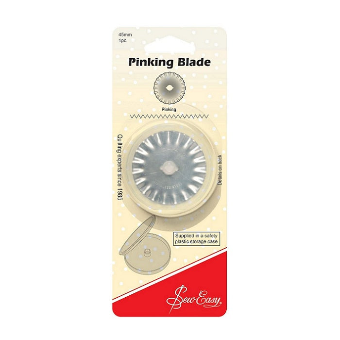 Pinking blade in Sew Easy packaging.