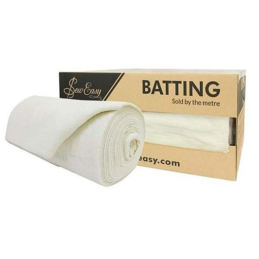 Boxed wool batting with Sew Easy branding.