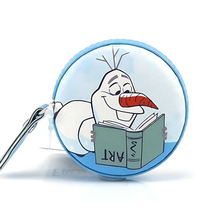 Retractable tape measure with Olaf from Frozen II.