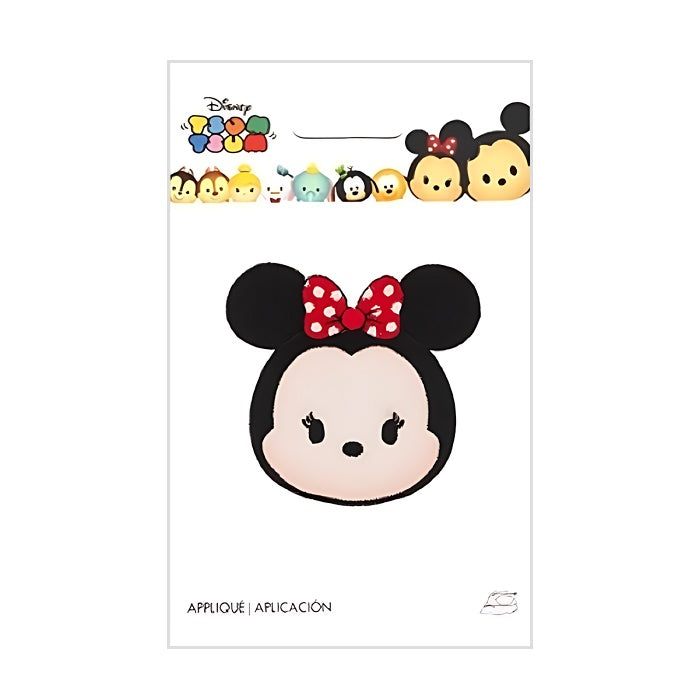 Disney Tsum Tsum Minnie Mouse face applique.