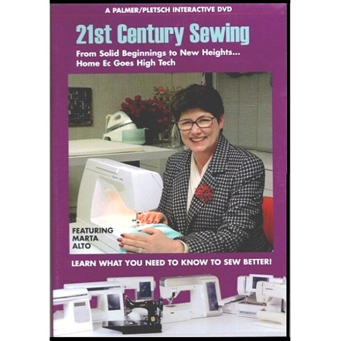 Sewing DVD with Palmer Pletsch branding.