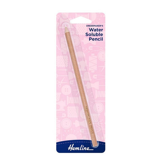 Packaged white dressmaker pencil.