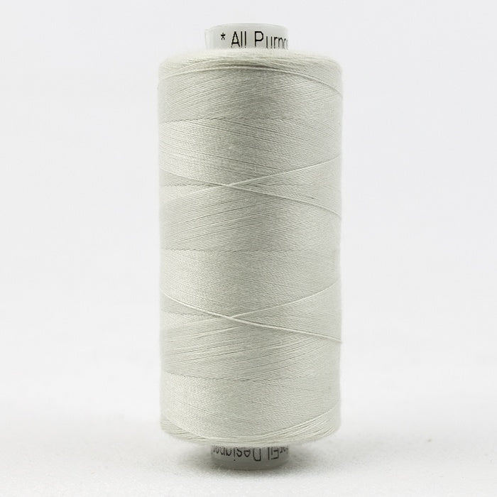 Spool of palest green thread with Designer branding.