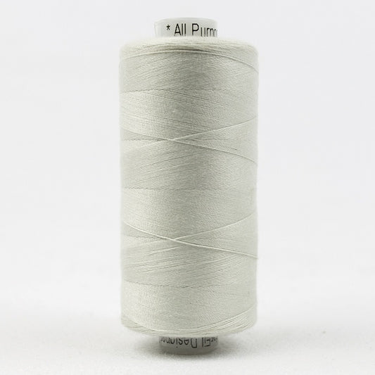 Spool of palest green thread with Designer branding.