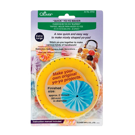 Large round yo-yo maker in Clover packaging.